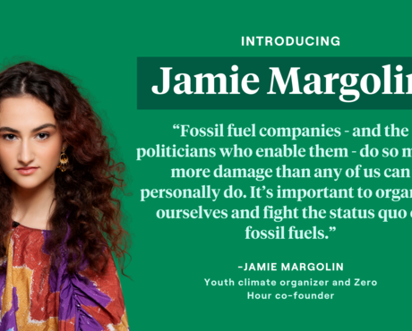 Introducing Jamie Margolin: Fossil Fuel companies - and the politicians who enable them - do so much more damage than any of us can personally do...