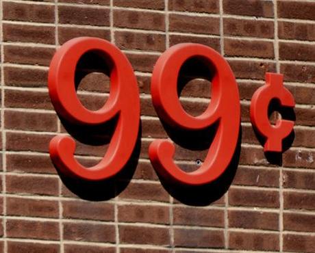 99 Cent Sign