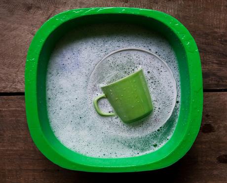 Dishes in Soapy Water