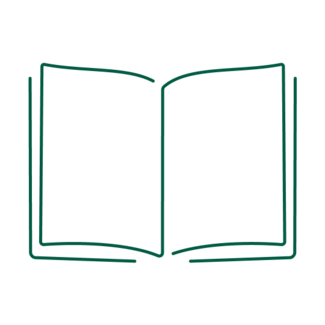 Illustration of open book - Icon