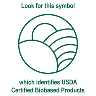 USDA One Color Logo - Look for this symbol which identifies USDA Certified Biobased products