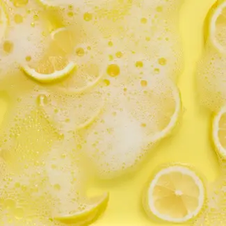 Lemon Abstract Banner