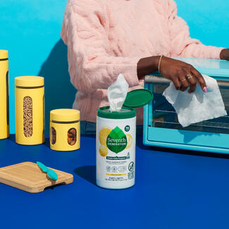 SVG Lemon Wipes In Use